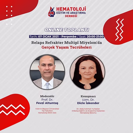 Relaps Refrakter Multipl Miyelom’da Gerçek Yaşam Tecrübeleri​